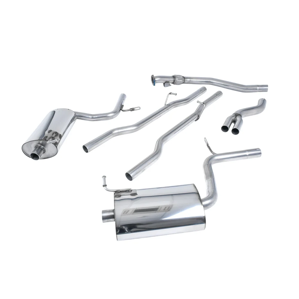 Milltek Cat Back Exhaust Audi A4 2.0 TFSi B7 Quattro and DTM 05-08 - Image 2
