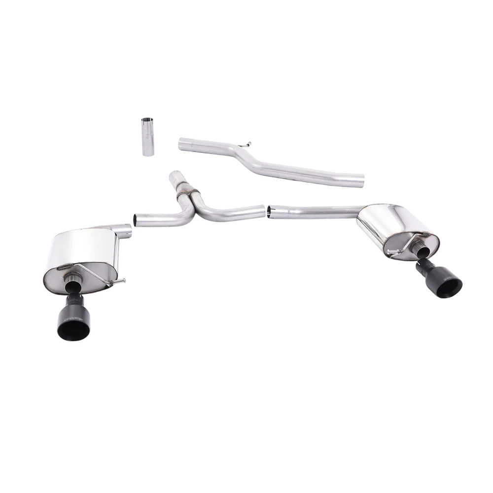 Milltek Cat Back Exhaust Audi A4 3.0 TDi B8 Quattro Saloon and Avant 08-11 - Image 3