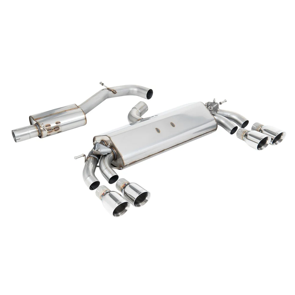 Milltek Cat Back Exhaust Audi S3 2.0 TFSi Quattro Sportback 8V.2 (GPF Equipped Models Only) 19-20 - Image 5