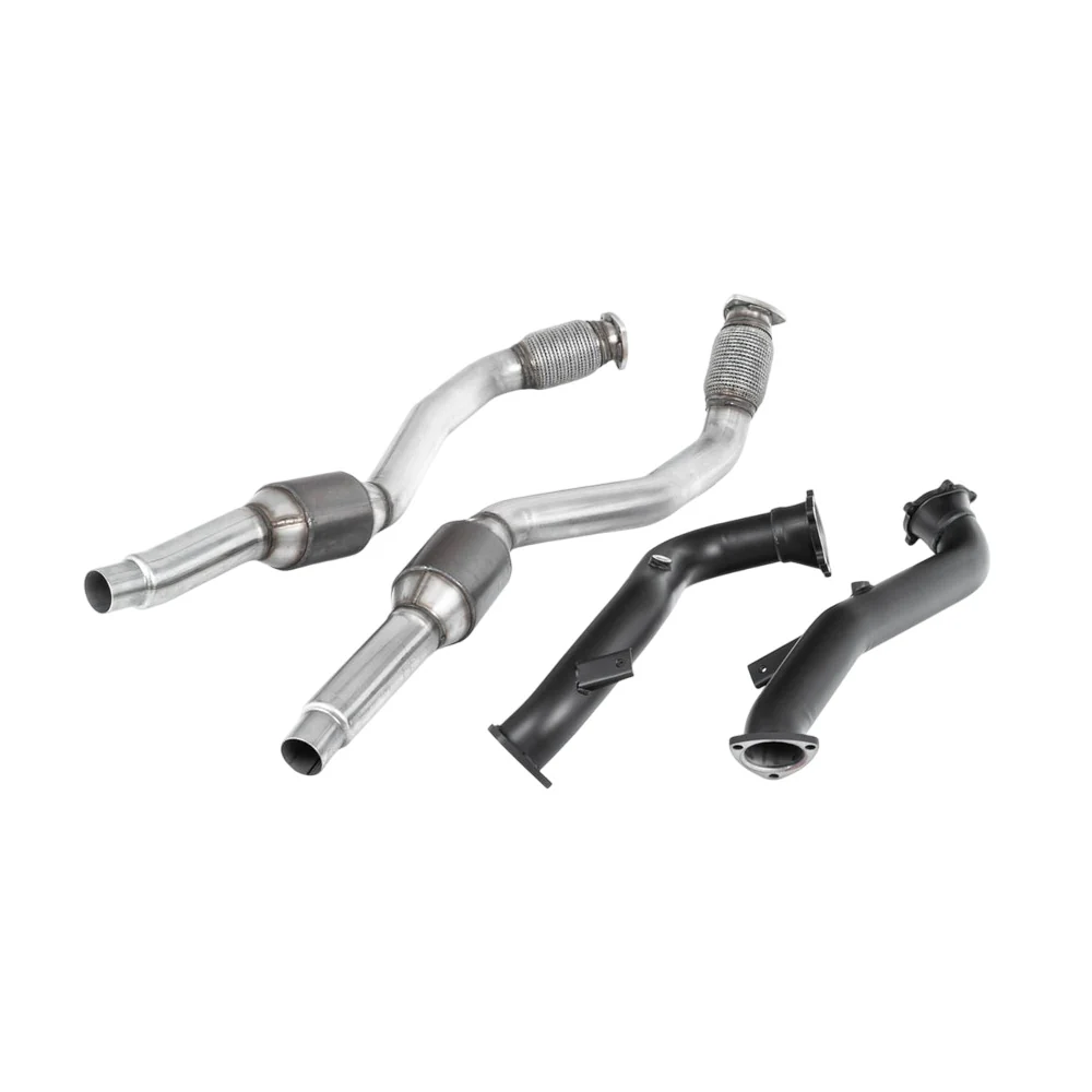 Milltek Large Bore Downpipes and Hi-Flow Sports Cats Exhaust Audi S6 4.0 TFSi C7 Quattro 12-18 - Image 2