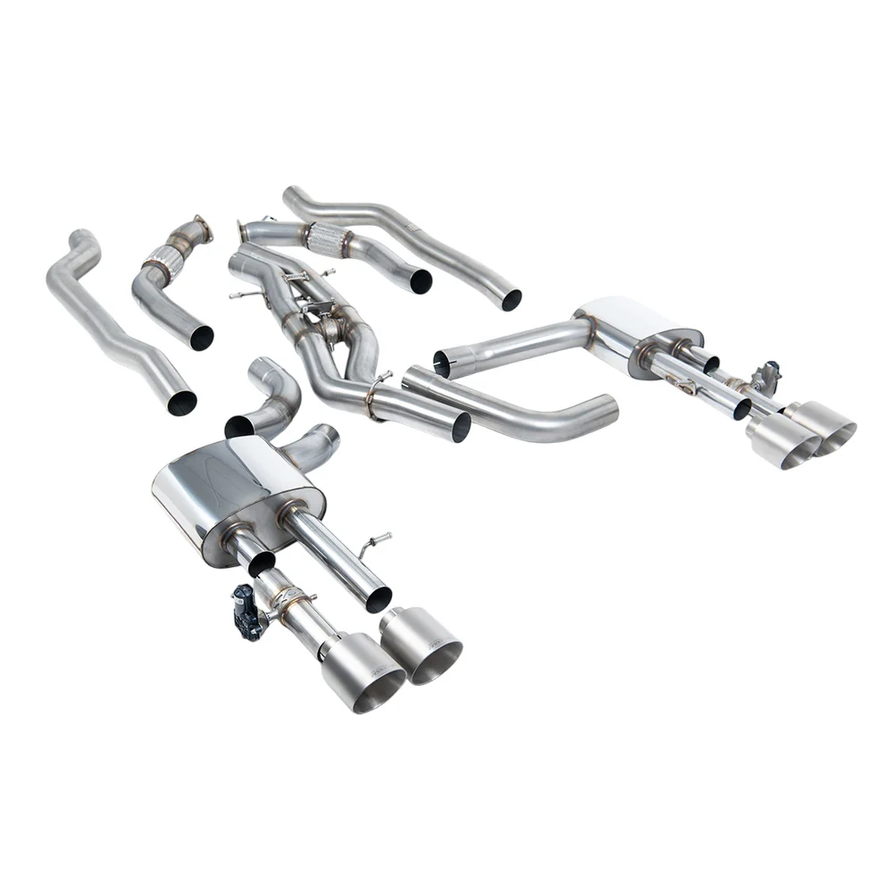 Milltek Cat Back Exhaust Audi S8 D5 4.0 TFSi V8 Saloon / Sedan Standard Wheel Base (Non OPF/GPF US/ROW Models) 20-25 - Image 8