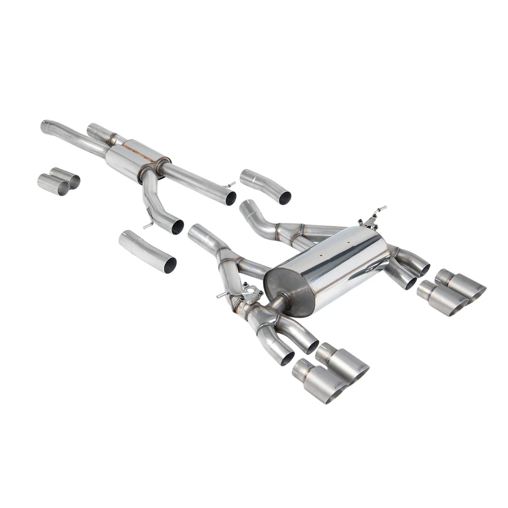 Milltek Cat Back Exhaust BMW 3 Series F80 M3 and M3 Competition Saloon (Non OPF/GPF Models Only) 14-18 - Image 10