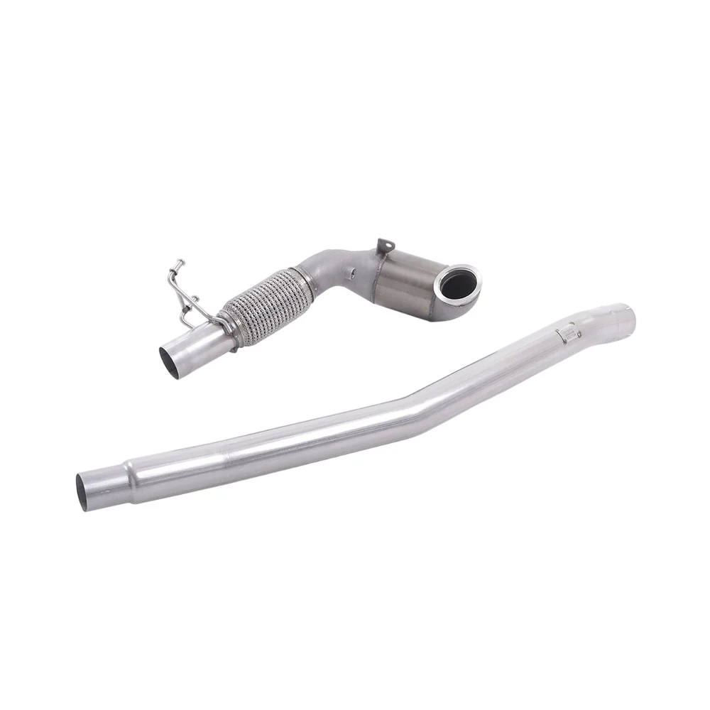 Milltek Cast Downpipe with Race Cat Exhaust Volkswagen Golf Mk7 R 2.0 TSI 300PS (ECE Approved and 76.2mm Systems) 14-16 - Image 2