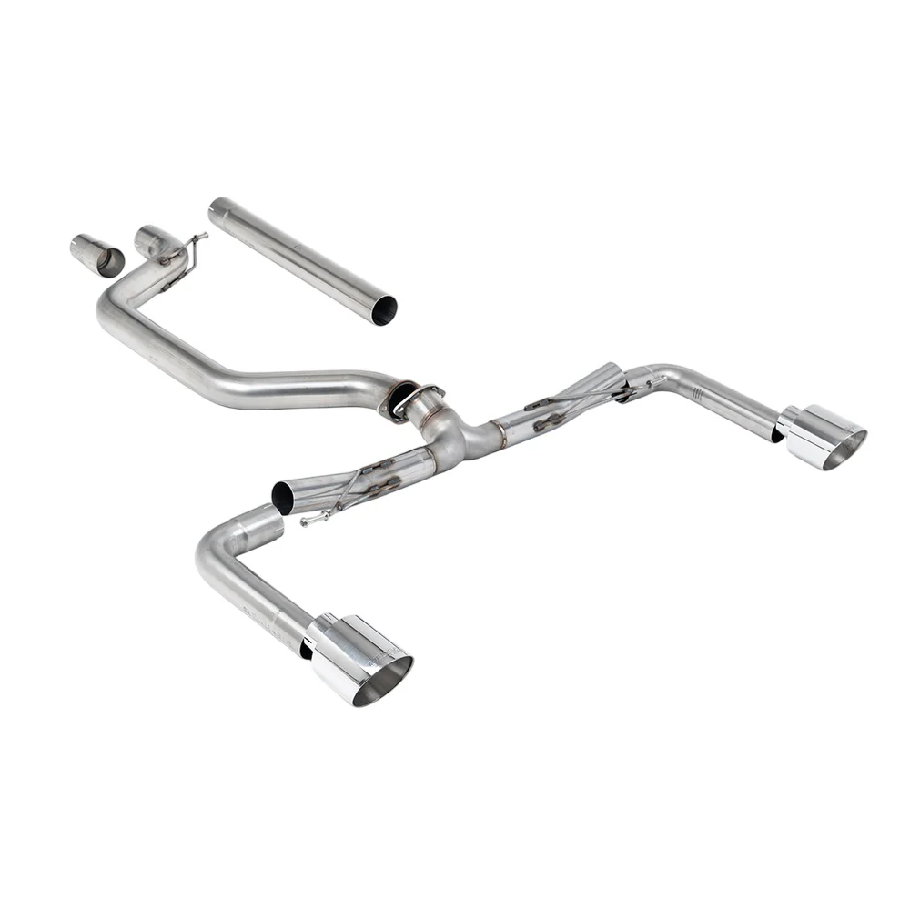 Milltek Cat Back Exhaust Volkswagen Golf Mk8 GTi (245ps Non-GPF / North American Models Only) 21-25 - Image 3