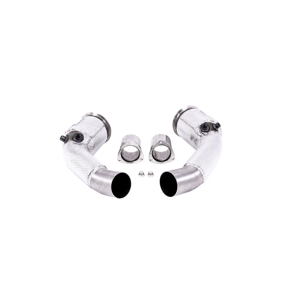 Milltek Large Bore Downpipes and Hi-Flow Sports Cats Exhaust Audi S8 D5 4.0 TFSi V8 Saloon / Sedan Standard Wheel Base (Non OPF/GPF US/ROW Models) 20-25 - Image 2