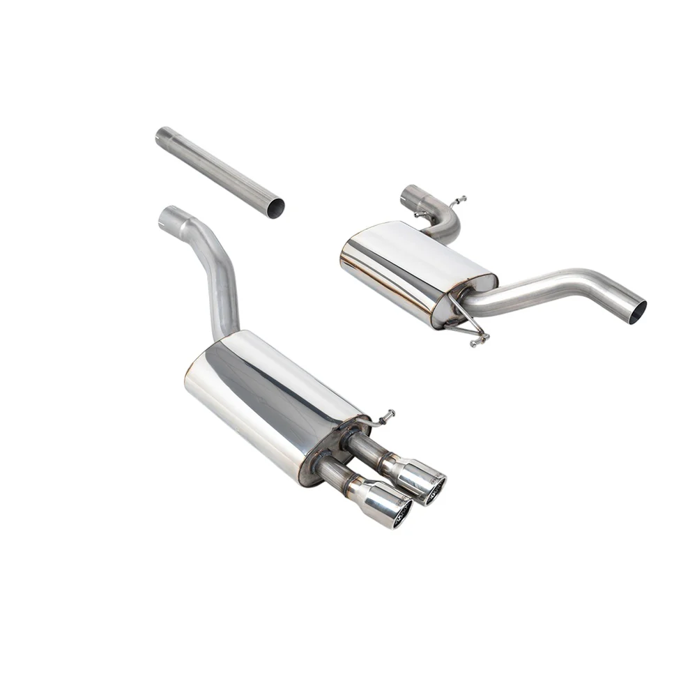 Milltek Cat Back Exhaust Skoda Octavia vRS 2.0T FSi 06-10