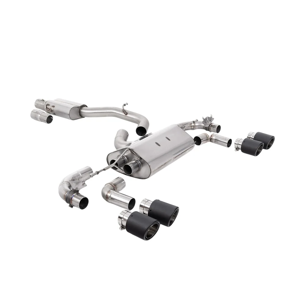 Milltek Cat Back Exhaust Volkswagen Golf Mk7.5 R 2.0 TSI 300PS (GPF Equipped Models Only) 80mm Race Systems 19-22 - Image 13
