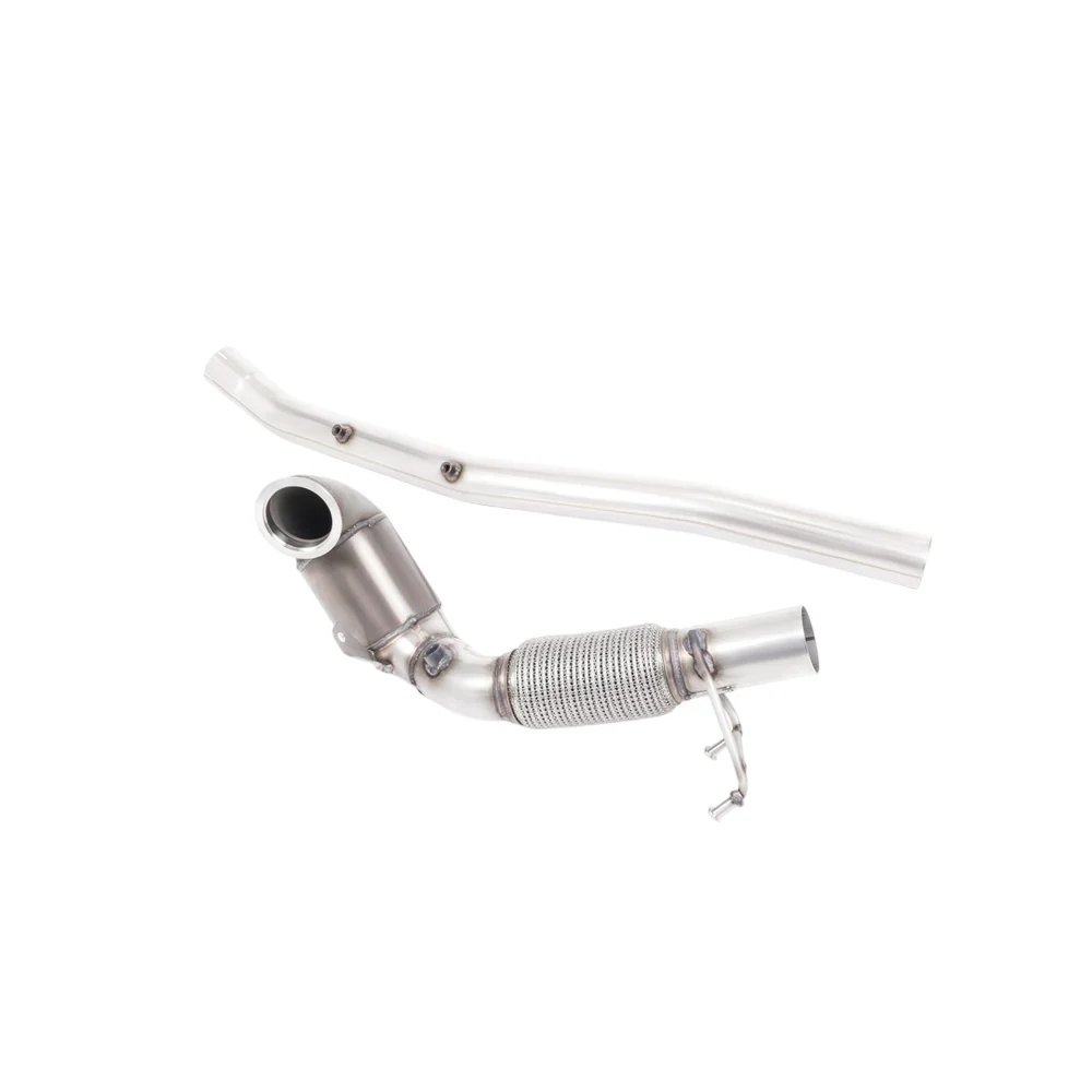 Milltek Large Bore Downpipe and Hi-Flow Sports Cat Exhaust Volkswagen Golf Mk7.5 R Estate / Variant 2.0 TSI 300PS (GPF Equipped Models Only) 19-20 - Image 4